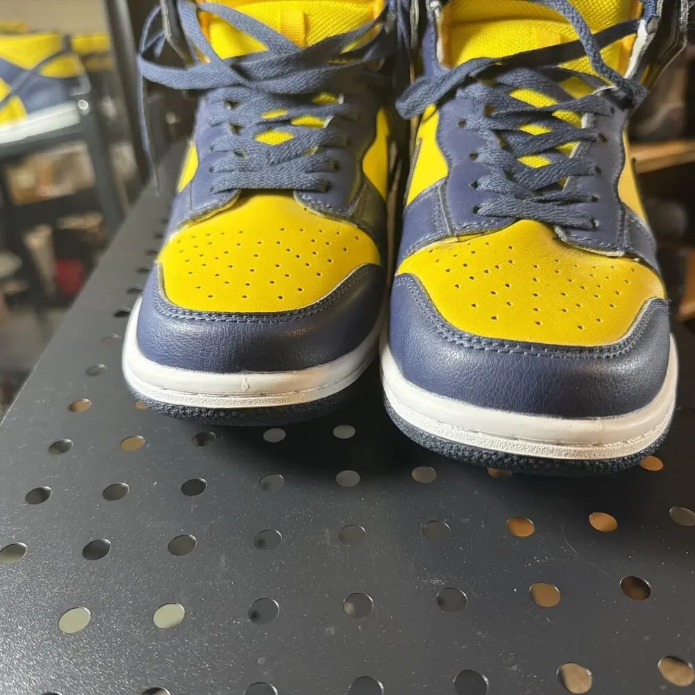 Nike Dunk High Michigan Varsity Maize Blue Cz8149-700 Size 10.5